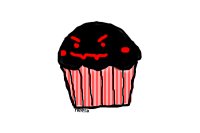 Vampire Cupcake