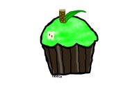Apple cupcake