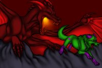 mexx chanced by a dragon