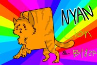 Lionblaze as a Nyan!