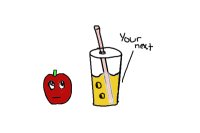 Apple and Apple juice