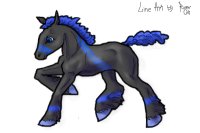 Blue Glow Pony