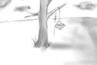 Kite stuck in a tree