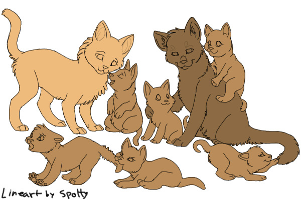 Drawing Reference Warrior Cat Base Drawing