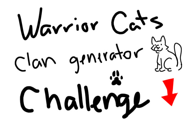 more randomly generated warrior cats! got the idea from _krimmins_
