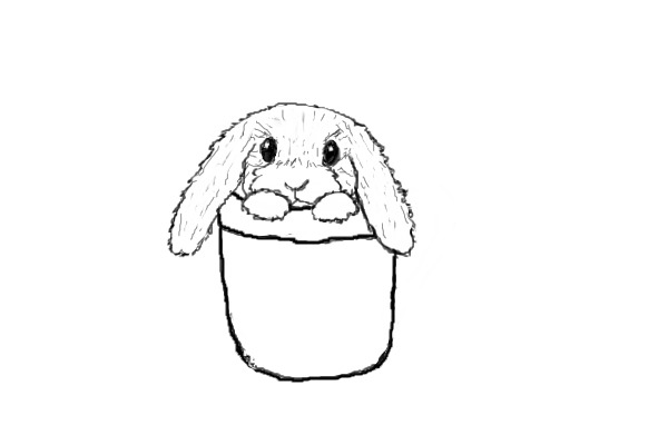 Bunny in a cup (WIP)