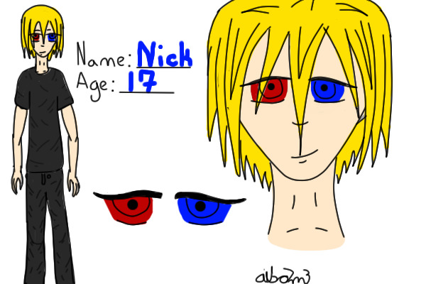 Nick Wesker Ref Sheet