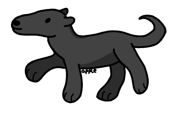 Ferret/Weasel/Long Bodied Creature Lineart