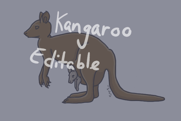 Kangaroo Editable