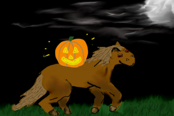 Spooky Horse Picture