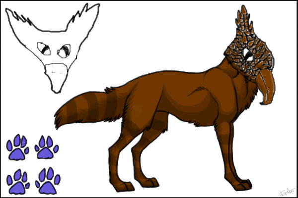 This is a griffin/wolf for a contest