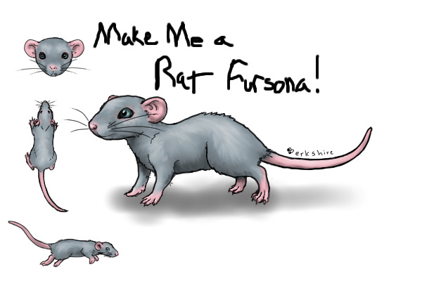 Make Me A Rat Fursona! Winners Up!