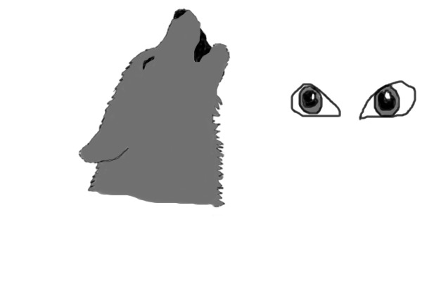 Howling Wolf Editable