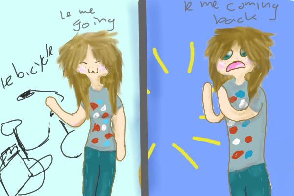 I want to ride my bicycle..