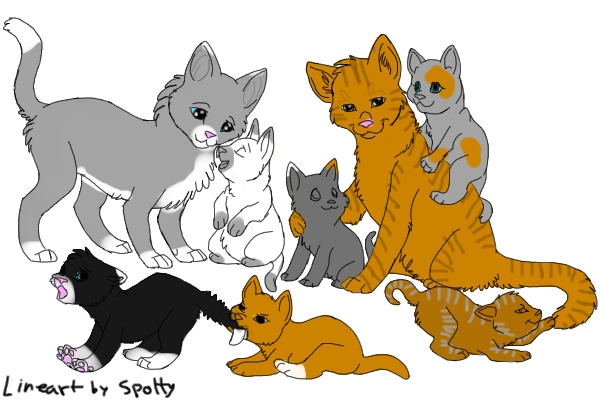 Kitty family!