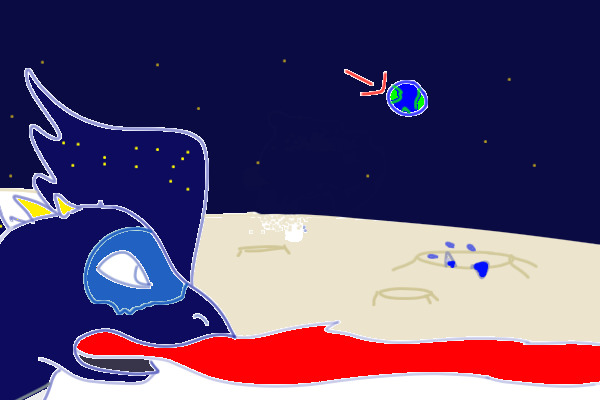Galaxy (my favorite Dog) Explores the Moon.. Part 3