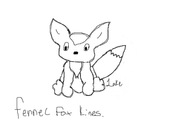 Fennec Fox Lines.