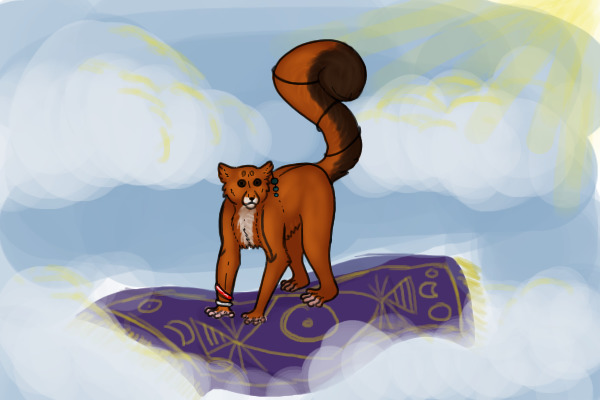 Chi on a flying carpet yeahhh