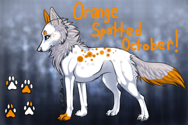 orange spotted October- A girls dream <3