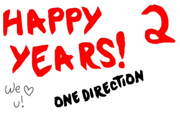 Happy 2 years One Direction!