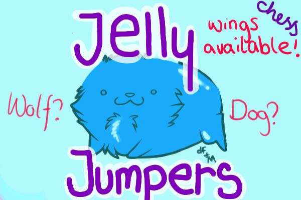 Jelly Jumpers! {Free Color-in's!}{Open!}
