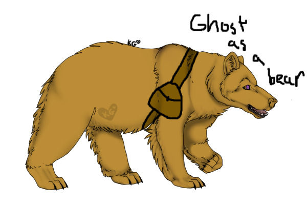 Ghost as a bear