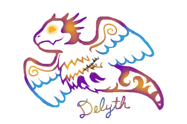 Rune Dragon tribal design - Delyth revamp