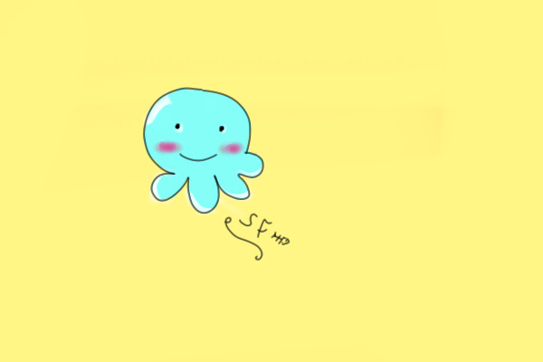 Squiddy I coloured in. <3
