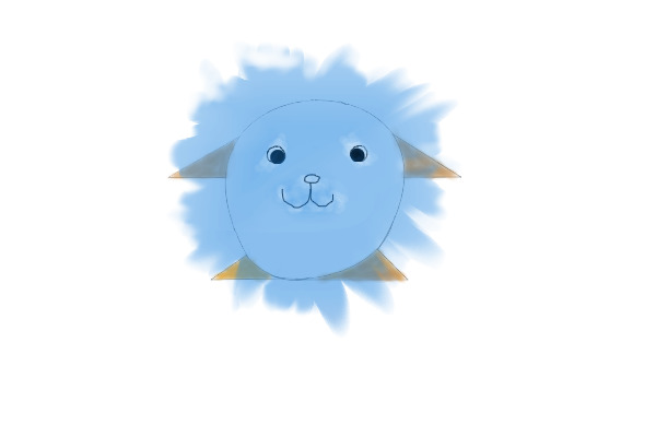 A Hazelnut Fuzzball - "Baby Blue"