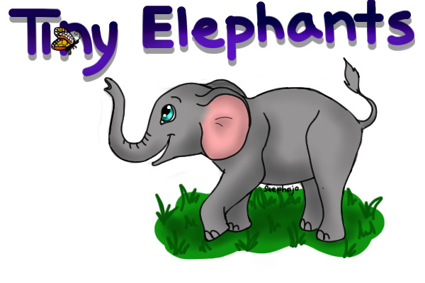 Tiny Elephant Adoptables!-NEW LINES!