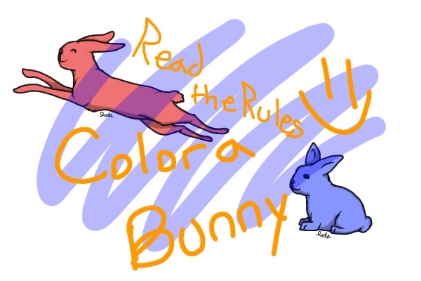 Color a bunny