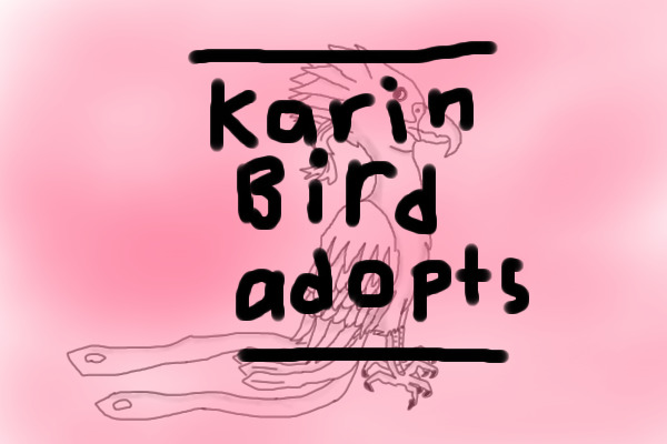 Karin Bird Adopts *OPEN AND LOOKING FOR ARTISTS*