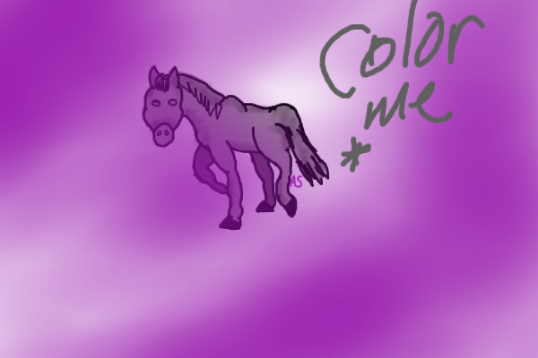 horse color me