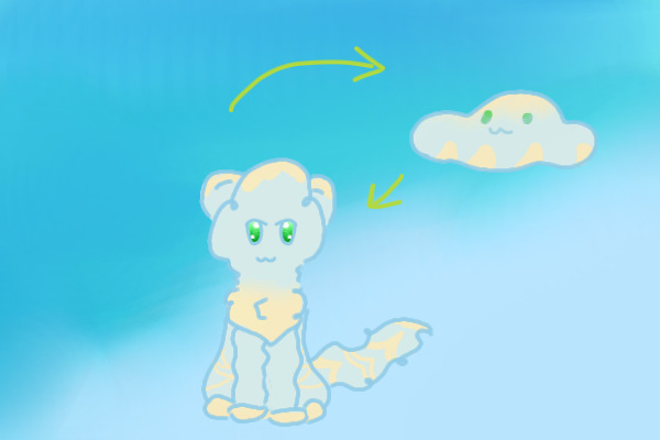 Derpy Cloud Companion, for poofycat