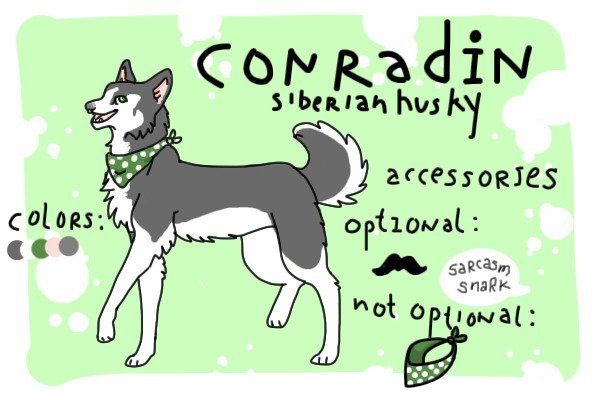 conradin: character sheet (of doom)