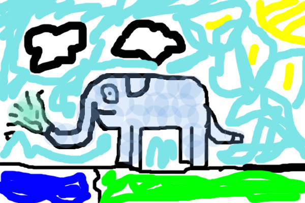 totally so random lol elephant