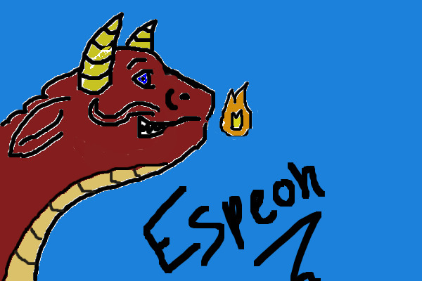 My dragon Espeon