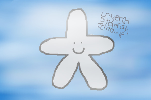 Layered Starfish Editable