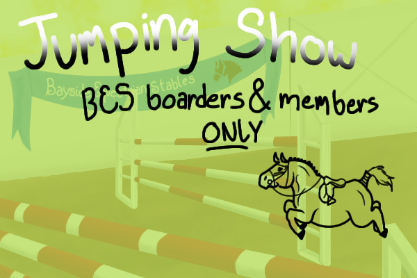 Jumping Show ~ closed ~ winners announced