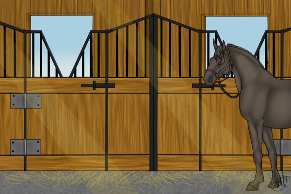 Editable Stables & Horse