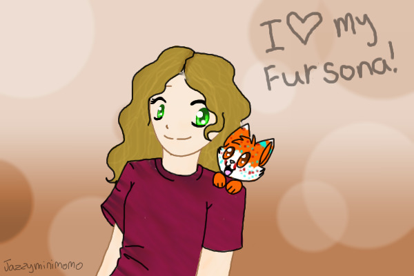 Me and my fursona Frances