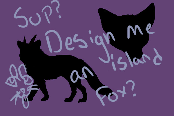 Design me an island fox character? CLOSED