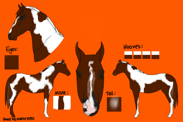 Not very Accurate ref of my new horse
