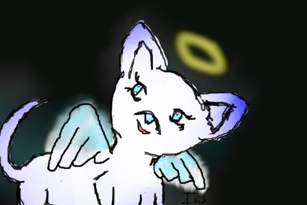 Angel in darkness.