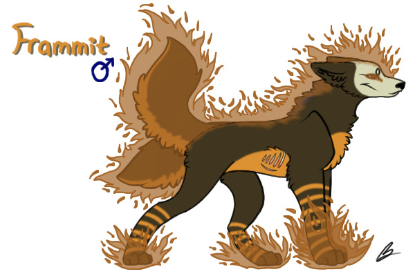 Frammit ~Custom ~Flaming Fox