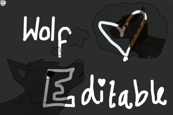 wolf editable