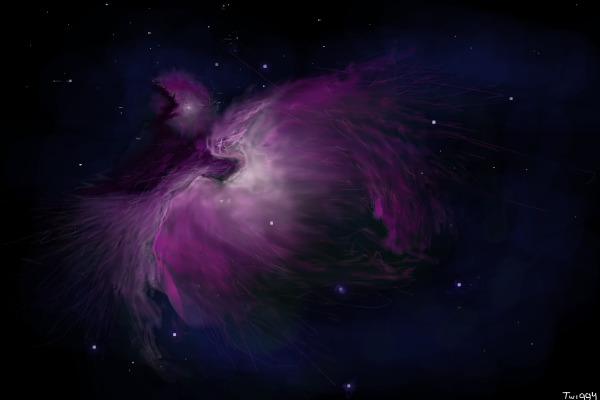 Crappy first of the Orion nebula.