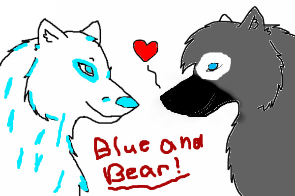 Blue Snow and Bear
