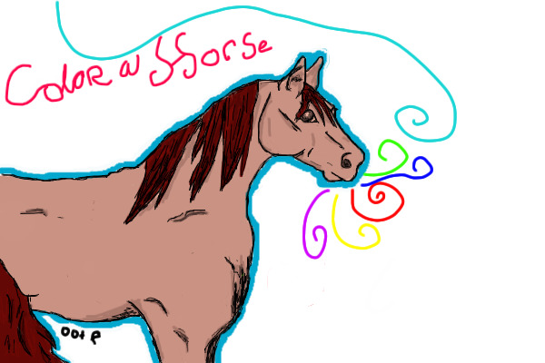 Color a Horse!