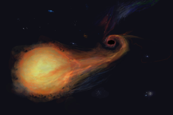 The death of a star.